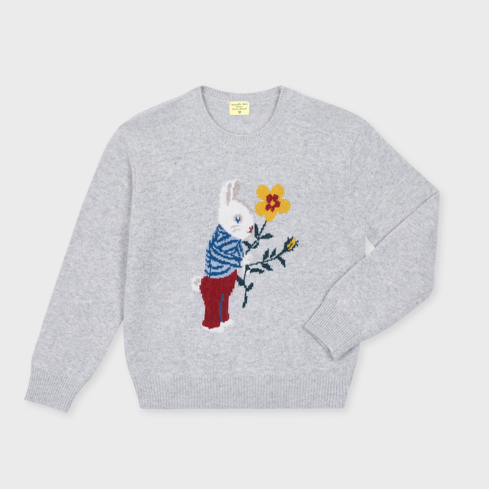 NAT fox pullover bunny for you grey