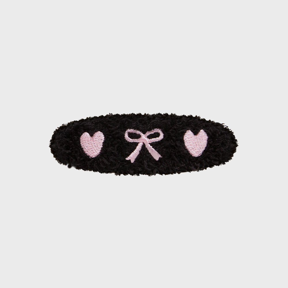 hair pin heart black (EVENT 20% OFF)