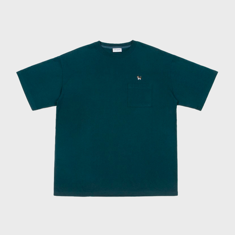 pocket t shirt beagle green (80% OFF)